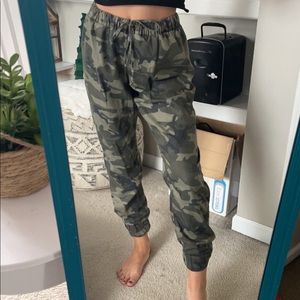 Camo joggers